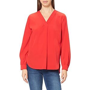 GERRY WEBER Dames tuniek met bloemenprint casual blouse, chili, 42