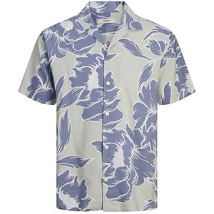 JPRBLAPALMA Resort Shirt S/S SN, Groene tint. Pasvorm: relaxed fit, L