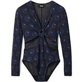 Desigual Body Blouse voor dames, blauw, XS