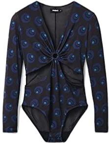 Desigual Body Blouse voor dames, blauw, XS