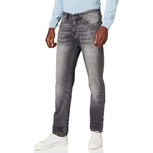 camel active Heren 4888856574 Broek, Grijs/Medium, 36W / 36L