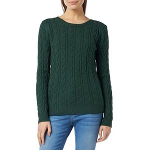 SIDONA Dames gebreide trui 15424695-SI01, donkergroen, XS/S, donkergroen, XS/S