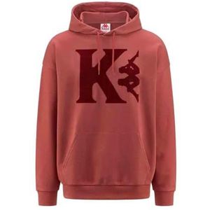 Kappa - Sweatshirt met capuchon voor heren, Lichtbruin, XL