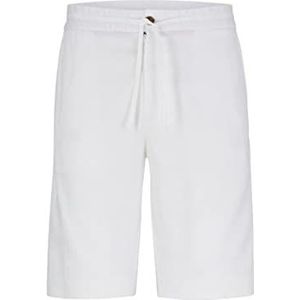 HUGO Men's Gyte232S Shorts Flat Packed, White100, 50, White100, 50