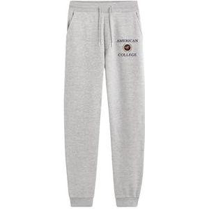 AMERICAN COLLEGE USA Joggingbroek Chino Sport Warme Kleding Unisex Mannen en Vrouwen Casual Model ACJOGW7 MELL Grey XL, Grijs, XL