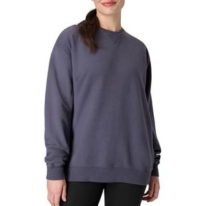 Hanes Originelen Fleece, Kledingstuk Gekleurde Trui, Crewneck Sweatshirts voor Mannen, Anker Leisteen, M