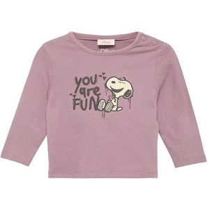 s.Oliver - T-Shirt - Lange Mouwen - Glitter Snoopy® Print