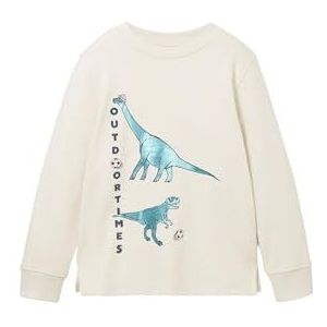 TOM TAILOR Sweatshirt voor jongens en kinderen, 13808, crème, 92/98 cm