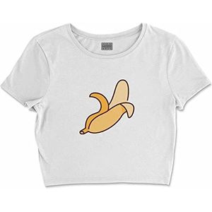 Bona Basics, Digitaal bedrukt, Basic T-shirt voor dames,% 100 katoen, wit, casual, damestop, maat: XL, wit, XL Kort