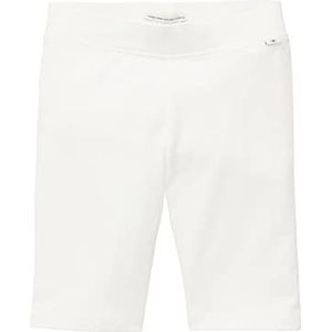 TOM TAILOR Basic Tadler Shorts voor meisjes, 10315 - Whisper White, 92/98 cm