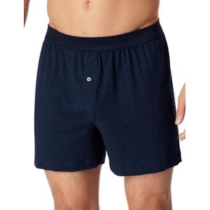 Schiesser Heren comfortabele brede boxershort Comfort Fit ondergoed, nachtblauw_180718, 9, Nachtblauw_180718, 9 NL