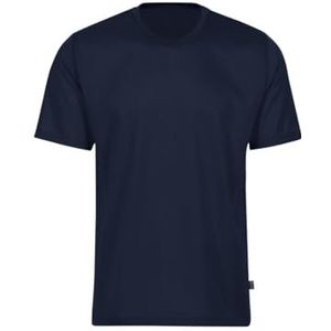 Trigema Dames T-shirt 100% katoen, Donkerblauw, XS