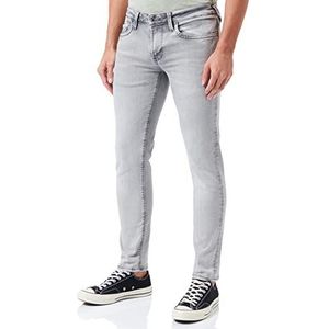 Pepe Jeans Skinny Fit Jeans voor heren, Grijs (Denim-wr2), 29W / 32L