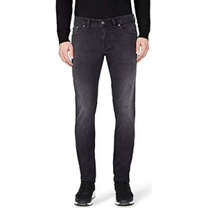 Atelier GARDEUR Sandro Linkerhand Twill Slim Jeans voor heren, Zwart (Schwarz 199), 40W x 34L