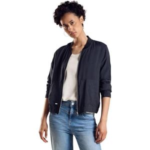 STREET ONE Dames A212192 Blouson Jacket, Deep Blue, 44, blauw (deep blue), 44