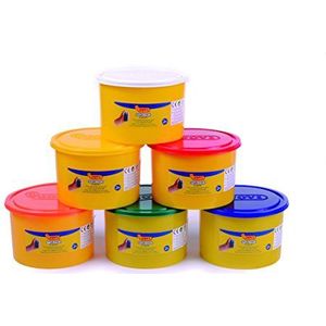 Onbekend Jovi - Box van 6 blikjes Soft Dough Blandiver, 460 g, gesorteerd (460/6), multicolour