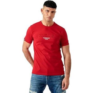 KAPORAL Heren Niraj T-shirt, Robijnrood, S, robijnrood, S