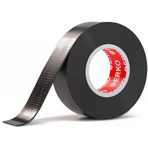 ERKO Zelfklevende Isolatietape Zwart, Universele Reparatietape voor buizen, kabels, gereedschappen, sanitaire afdichtingen, elastisch rubber, 5m x 19mm x 0,76mm