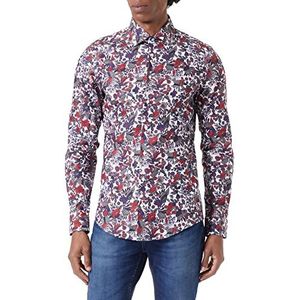 Seidensticker Heren 656230 Hemd, Rood, 36