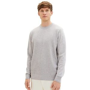 TOM KLEERMAKER behaaglijk gebreide herentrui met ronde halslijn