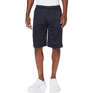 Build Your Brand Heren broek mesh shorts voor mannen, basic shorts van mesh verkrijgbaar in vele trendy kleuren, maten S - 5XL, blauw (Navy 2), M