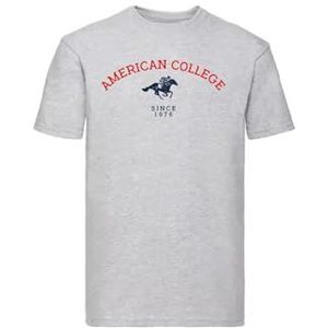 AMERICAN COLLEGE USA Sweatshirt Sweatshirt Print Warme Kleding Uniseks Heren en Vrouwen Casual Model ACSZW7 Indigo 16 Jaar, Indigo, XS