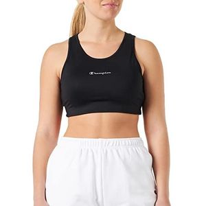 Champion Athletic C-Tech Quick Dry Small Metallic Logo High Support BH Dames, Zwart, S