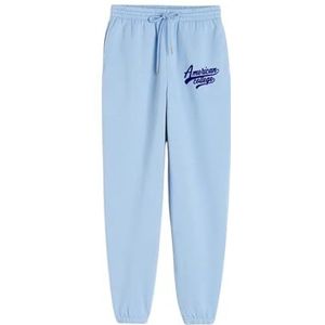 AMERICAN COLLEGE USA Joggingbroek chino's sport warme kleding unisex mannen en vrouwen casual model ACJOGW1 Sky Blue XXL, Turkoois, XXL