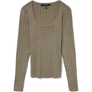 Vmwillow - Gebreide Pullover - U-Hals - Lange Mouwen - Regular Fit