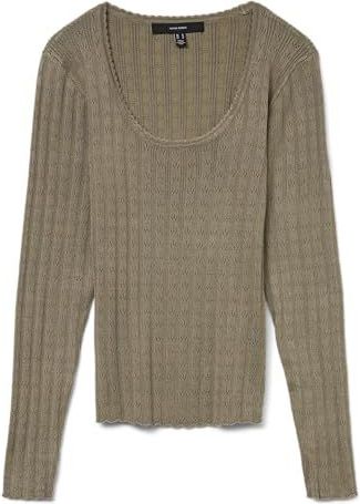 Vmwillow - Gebreide Pullover - U-Hals - Lange Mouwen - Regular Fit