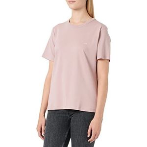 JACK & JONES Dames JXCATHERINE SS Slim TIME Tee NOOS T-shirt, Woodrose/Detail: Moonbeam EMB, L, Woodrose/Detail: moonbeam Emb, L