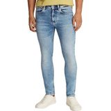 Jeans - Denim Light - Riemlussen - Applicaties - Steekzakken - Achterzakken - 1-knoopsmodel