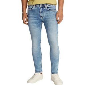 Jeans - Denim Light - Riemlussen - Applicaties - Steekzakken - Achterzakken - 1-knoopsmodel
