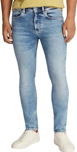 Jeans - Denim Light - Riemlussen - Applicaties - Steekzakken - Achterzakken - 1-knoopsmodel