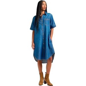 All Purpose - A-lijn Jurk - Denim - 100 Procent Katoen