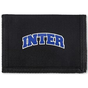 FC Internazionale Milano S.p.A. Back-to-stadium-portemonnee, voor kinderen en jongeren, zwart, Zwart, Eén maat