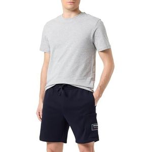 Tommy Hilfiger Heren Vlag Logo Badge SweatShorts Desert Sky M, woestijn hemel, M