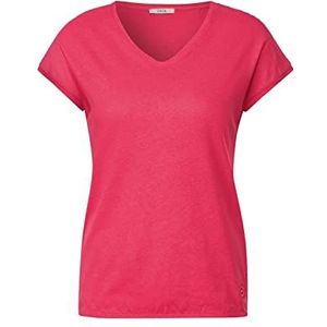 Cecil Linnen shirt voor dames, strawberry red, M
