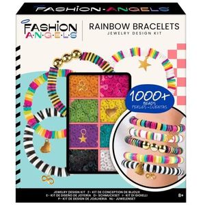 Fashion Angels - Set voor het maken van je eigen Rainbow Armbanden, creatieve activiteit en cadeau voor meisjes, vanaf 8 jaar, F12568
