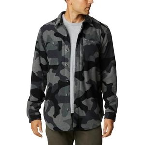 Columbia Sweater Flare Gun™ Fleece Over Shirt Zwart S Heren, Zwart, S
