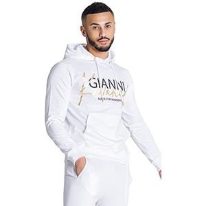 Gianni Kavanagh White Blurred Lines Hoddie Hoodie voor heren, Regulable, XS