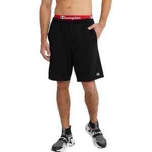 Champion Korte jersey short met zakken voor heren, Zwart, XL