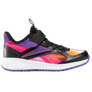 Reebok Road Supreme 4.0 Alt hardloopschoenen voor meisjes, Zwart Dynamicpurple Boldpink, 2.5 UK