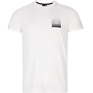 O'NEILL Tees T-shirt met korte mouwen Gradiant Cube Hybrid T-shirt, 11010 Snow White, Regular (set van 2) voor heren