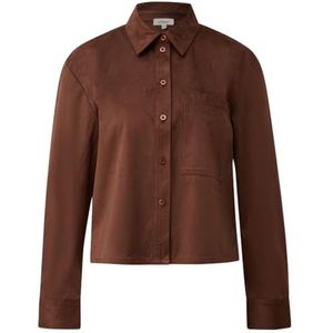 s.Oliver Hemdblouse van suède, 8837 liter, 34