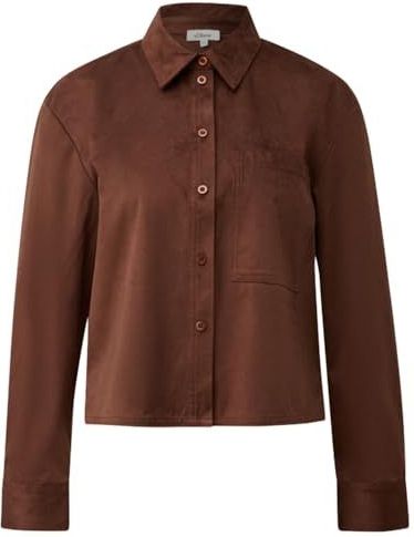 s.Oliver Hemdblouse van suède, 8837 liter, 34