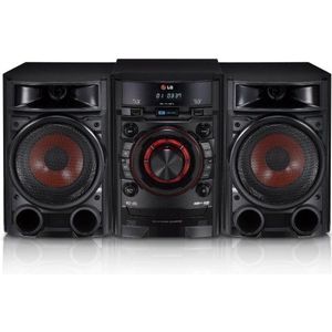 LG CM4330 Audioset voor thuis (zwart, 180 W, 2-weg, AM, FM, MP3, WMA, CD-audio)