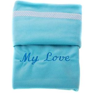 MICHI SC03 Dog Blanket My Love Blue Huisdierdeken