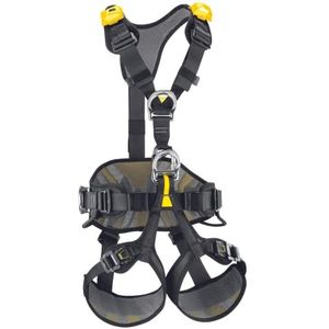 Petzl, Avao® Bod Fast European Version, Comfortabele Anti -Anti -Plaatsing, Positionering Op Werk En Ophanging, Zwart Geel, 1, Unisex-Volwassene