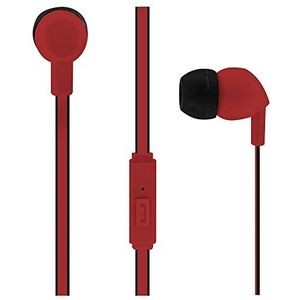 T'nB ESBCRD BE-COLOR in-ear stereo-hoofdtelefoon, voetgangerset, rood